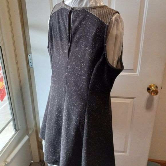 Old Navy Black and Gray Jumper Dress - Picture 2 of 7